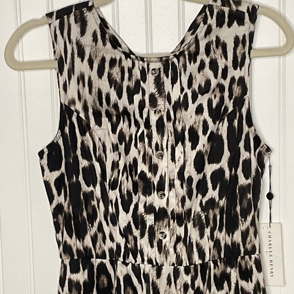 Charles Henry Animal Print dress NWT - Picture 3 of 6